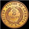 Image 2 : 1864 Large Motto Two Cent Piece UNCIRCULATED