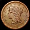 Image 1 : 1856 Braided Hair Large Cent CLOSELY UNCIRCULATED