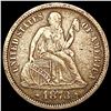 Image 1 : 1873 Arrows Seated Liberty Dime CLOSELY UNCIRCULATED