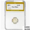 Image 1 : 1872 Seated Liberty Half Dime PGA PR66+