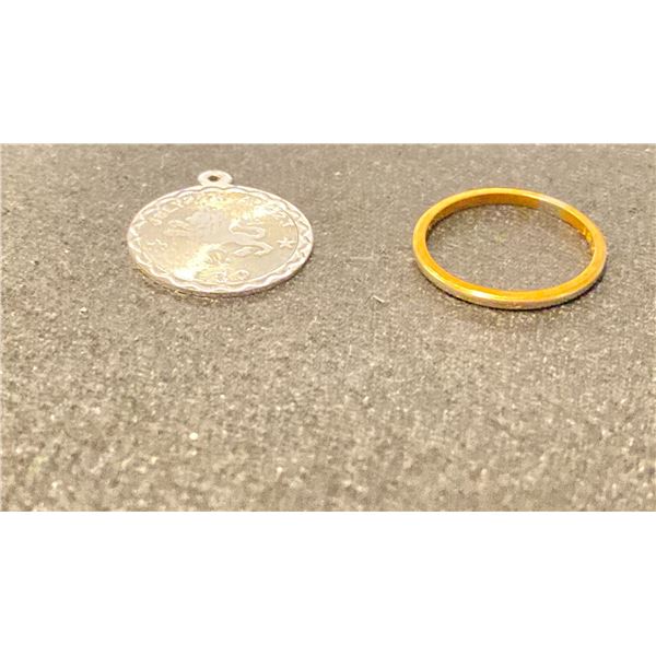 MISC JEWELRY (1.5G GOLD & 1.8G SILVER)