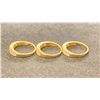 Image 2 : THREE 14K LADIES RINGS SET WITH CUBIC ZIRCONIA (8G)