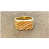 Image 1 : 14K MENS RING SET WITH DIAMONDS (9.2G)