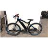 Image 1 : BLACK/BLUE NCM MOSCOW 48V FRONT SUSPENSION 21-SPEED E-BIKE - NO CHARGER NO KEY