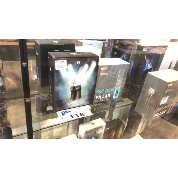 STONE SMITHS CROSSOVER PORTABLE DABBING RIG AND YOCAN TGT TECH PILLAR VAPE *IN BOX*