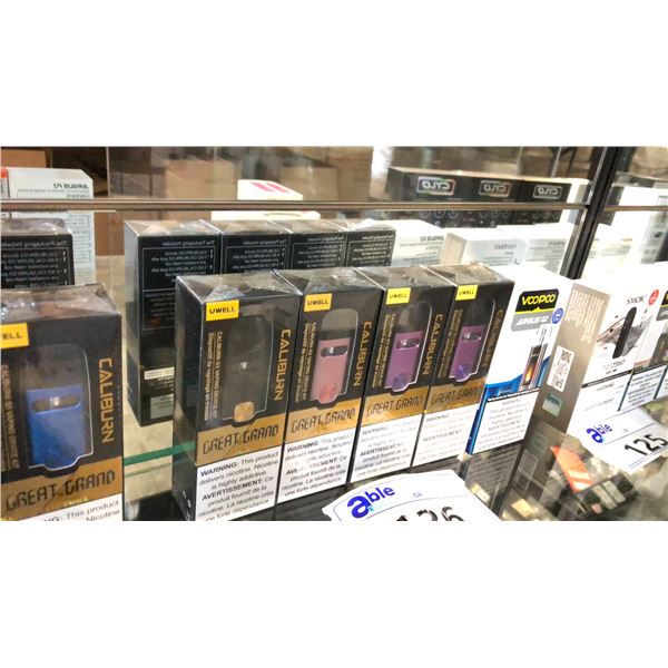 4 UWELL CALIBURN G3 AND VOOPOO ARGUS G2 POCKET VAPES *IN BOX*