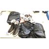 Image 1 : MISC ITEMS INCL BROWN BOSS SHOE, SWISS GEAR BLACK DUFFLE BAG, 3-TOGUES, DICKIE'S BLACK BAG