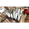 Image 2 : STAINLESS STEEL KITCHENWARE INCL 4-URBAN BARN CUTLERY SETS AND HENCKELS KNIFE BLOCK SET