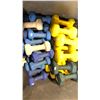 Image 2 : APPROX. 57 DUMBBELLS 8 WALL BALLS FITNESS EQUIPMENT - BIN NOT INCLUDED