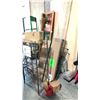 Image 2 : MISC. STORAGE RACKS, LED FLAT PANEL AND MORE