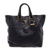 Prada Navy Leather 2Way Shoulder Bag