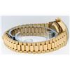 Image 5 : Rolex Ladies Quickset 18K Yellow Gold Champagne Index Datejust President Wristwa