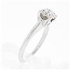 Image 8 : Vintage 14k White Gold 0.32 ctw Illusion Prong Diamond Solitaire Engagement Ring