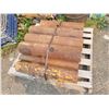 Image 2 : Lot of Steel Tube from 5"1/2 to 6"1/2 x 31"
