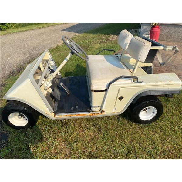 Melex Electric Golf Cart - Needs Batteries and Some Cables, Comes with Charger.