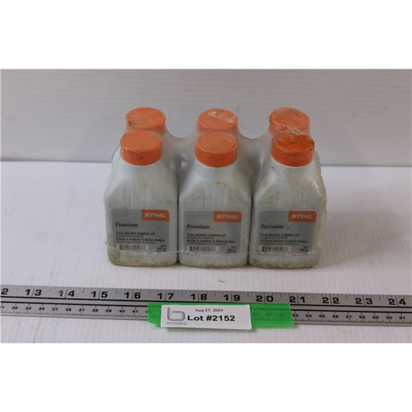 Stihl 2-Stroke Engine Oil 6-100ml Bottles - NIB