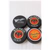 Image 2 : (10) Hockey Pucks - Assorted - Bacardi, Canadian Club, Whistler 1989-2009