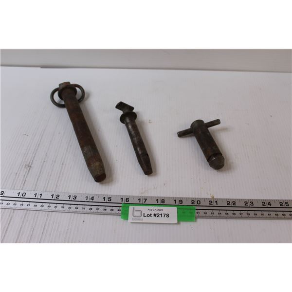 (3) Hitch Pins - Assorted Sizes