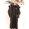 Image 1 : Australian Outback Coat - Size XXL - 58" Long, 100% Cotton Waxed Oil-Skin w/Leather Collar & Removab
