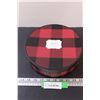Image 1 : Pottery Barn Buffalo Plaid 8" Plates in Box - Appears New in Box