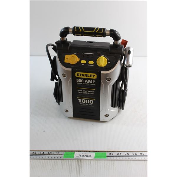 Stanley 500AMP Jump Start System with Compressor - Untested