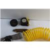 Image 4 : Yellow Hose, Assorted Hammers and Screwdrivers and Assorted Items