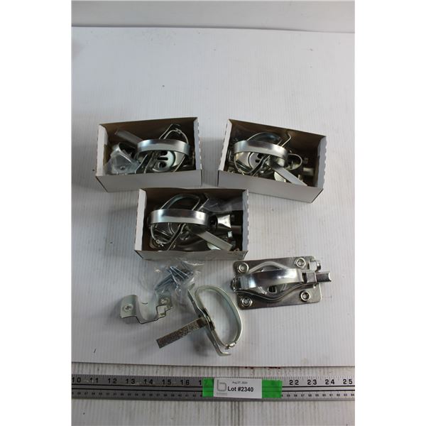 (4) Barn Door Latch Sets