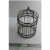 Image 1 : Decorative Wire Bird Cage - 14" Tall