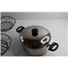 Image 3 : Pot with the Lid 12'' and (2) Wired Baskets