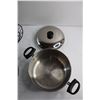 Image 4 : Pot with the Lid 12'' and (2) Wired Baskets