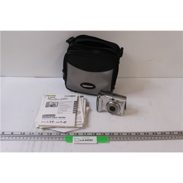 Canon Power Shot A560 Camera in Case