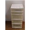 Image 1 : * Five Drawer Plastic Storage - 33" X 16" X 15"