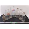 Image 1 : (2) Vintage Glass Milk Jugs, (4) Coca Cola Bottles, (1) Pepsi Bottles
