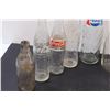 Image 5 : (2) Vintage Glass Milk Jugs, (4) Coca Cola Bottles, (1) Pepsi Bottles