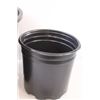 Image 2 : (2) Black Plastic Planters: 12" x 14" & 8" x 9"