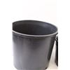 Image 3 : (2) Black Plastic Planters: 12" x 14" & 8" x 9"
