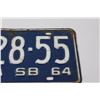 Image 3 : Alberta License Plate - 1964