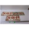 Image 1 : (3) Alberta License Plates - 1965 & 1996