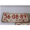Image 2 : (3) Alberta License Plates - 1965 & 1996