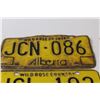 Image 2 : (2) Alberta License Plates - 1980's