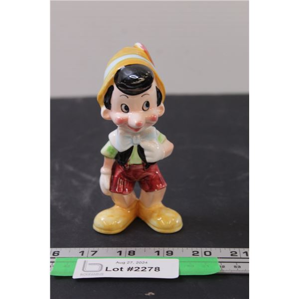 Pinocchio Figurine - 5" Tall - Made in Japan