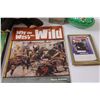 Image 5 : Lot: Year 2000 Tin, (2) Tazmanian Devil Themed Items, Beanie Monkey, Book: Why the West was Wild, Mi
