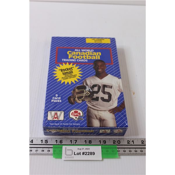CFL 1991 Football Trading Cards - NIB