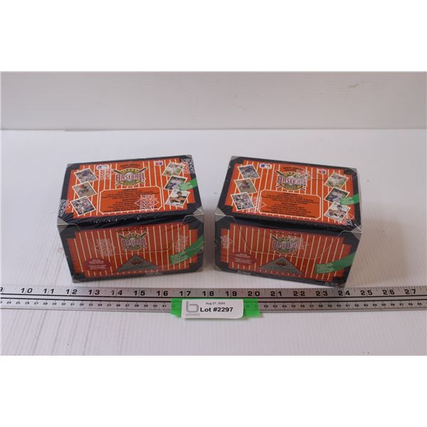 (2) Upper Deck 1992 Baseball High Series Trading Cards - NIB