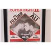 Image 3 : Framed Boxing Poster: Joe Frazier & Muhammad Ali - 20" x 14"