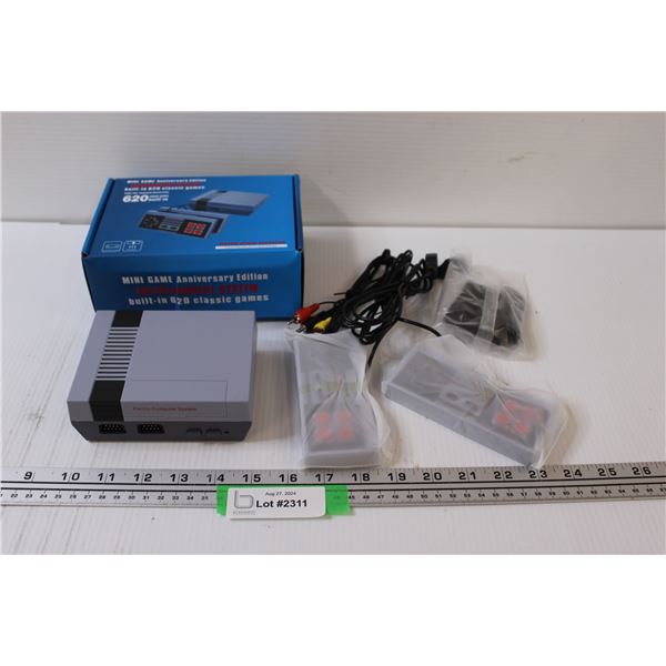 Mini Video Game System w/Controllers And Cords - Appears NIB