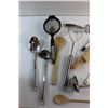 Image 2 : (4) Spoons, Pizza Cutter and Assorted Kitchenware