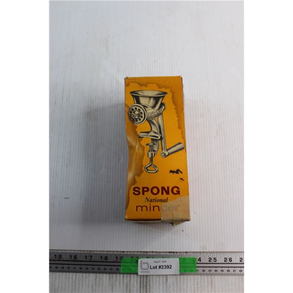 Spong National Mincer
