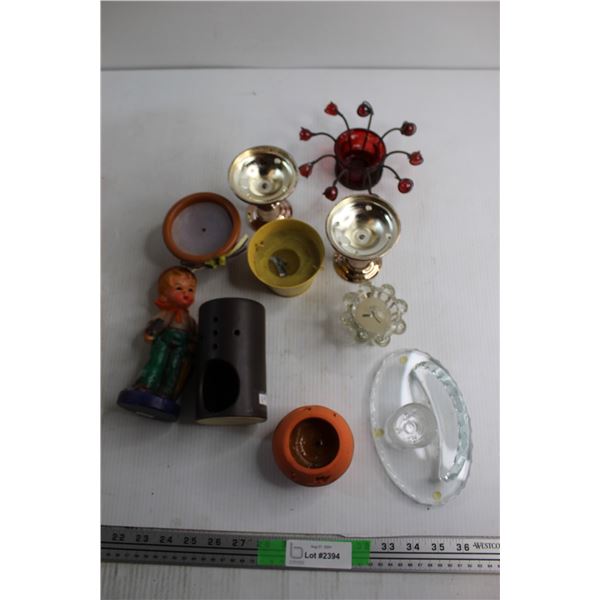 (10) Assorted Candle Holders