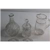 Image 2 : Crystal Candle Holder Set, Glass Decanter, Vase and Assorted Glassware